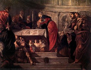 The Presentation Of Christ In The Temple — Jacopo Tintoretto