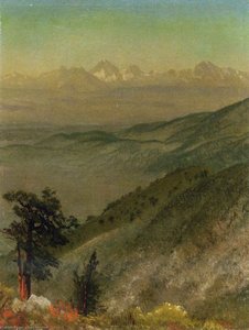 Wasatch Mountains — Albert Bierstadt, Romanticism