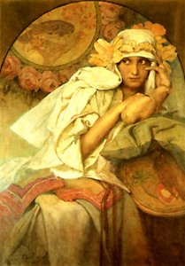Muse — Alphonse Mucha, Art Nouveau