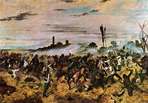 The Charge At The Madonna Della Scoperta — Giovanni Fattori