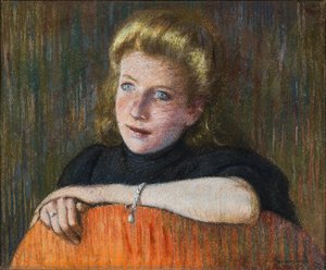 Donna con occhi azzurri (Femmes aux yeux bleus; Gli occhi azzurri)