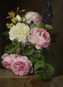 Roses In A Vase