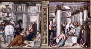 Adoration Of The Magi And Presentation In The Temple — Giovan Francesco Bembo