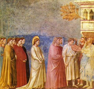 Scrovegni - [12] - Wedding Procession — Giotto Di Bondone, Proto-renaissance