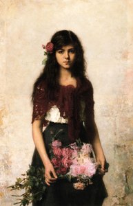 The Flower Seller — Alexei Alexeievich Harlamoff
