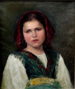 A Neapolitan Girl — Alexei Alexeievich Harlamoff