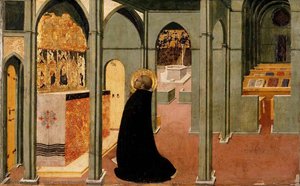 Saint Thomas Aquinas In Prayer — Stefano Di Giovanni Di Consolo