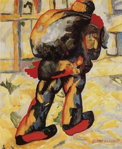 The Man With The Bag — Kazimir Malevich, Suprematism