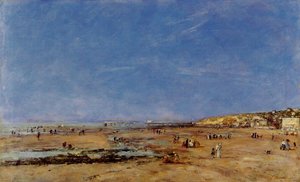 Trouville, Panorama Of The Beach — Eugène Louis Boudin