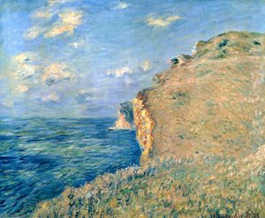 Cliff At Fecamp — Claude Monet, Impressionism