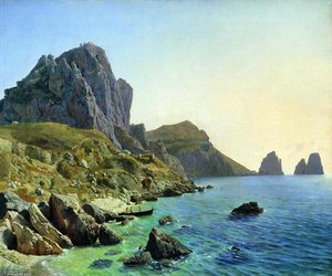 On The Island Of Capri. Coastal Cliffs. — Lef Feliksovich Lagorio