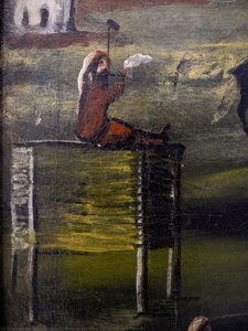 Party By The River Tskheniszkali (fragment) — Niko Pirosmani