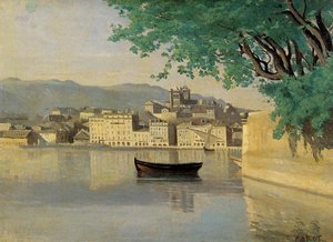 Geneva - View Of Part Of The City — Jean-baptiste-camille Corot, Barbizon School