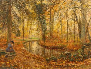 A Quiet Moment — Marie Francois Firmin-girard, Romanticism
