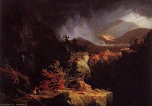 Gelyna (also Known As View Near Ticonderoga) — Thomas Cole