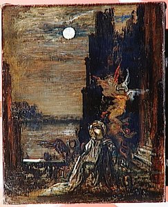 Etude Pour Sainte Cécile — Gustave Moreau, Symbolist Painting