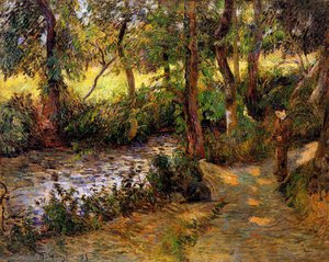 Boy By The Water — Eugène Henri Paul Gauguin