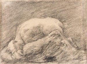 Study Of Rodin's Danaid — Gwen John