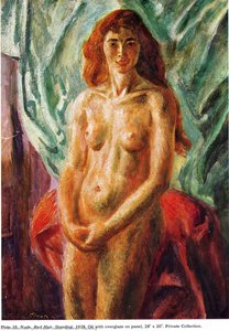Nude, Red Hair, Standing