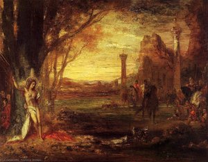 Saint Sebastian And His Executioners — Gustave Moreau