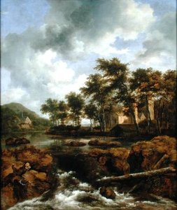 Wooded River Landscape — Jacob Isaackszoon Van Ruisdael