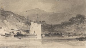 Cader Idris From The Mawddach Estuary Above Barmouth — John Sell Cotman
