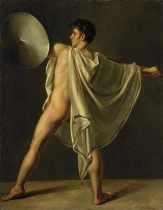 Warrior With Lance And Shield, Joannes Echarius Carolus Alberti, 1808 — Joannes Echarius Carolus Alberti
