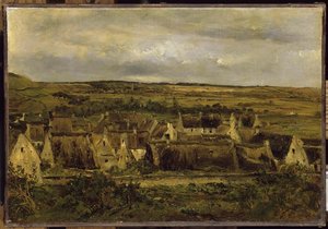 Last Houses Of Port En Bessin (calvados) — Theodore Robinson