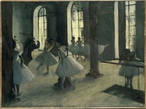 La Répétition Au Foyer De La Danse — Edgar Degas, Impressionism