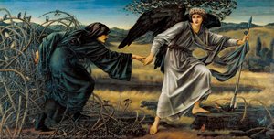 Love And The Pilgrim — Edward Coley Burne-jones
