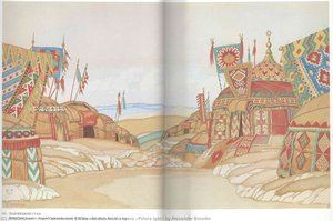 Sketch For The Opera ''prince Igor'' By Alexander Borodin — Ivan Yakovlevich Bilibin