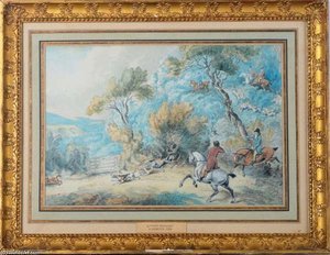 The Hunt; And Three Companion Drawings