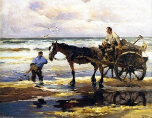 Digging Clams — Mathias Joseph Alten