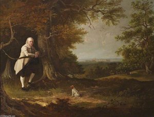 John Carbonell, In The Grounds Of His House At Windsor