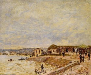 Seine At Daybreak — Alfred Sisley