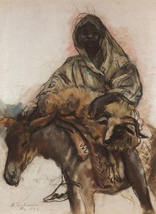 Arab On A Donkey — Zinaida Serebriakova