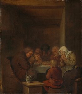 Het Gebed Voor De Maaltijd — Jan Miense Molenaer, Baroque