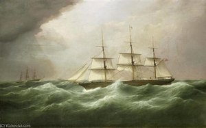 The Sailing Ship Robin Hood — Samuel Walters