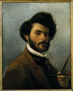 Self Portrait — Giovanni Fattori, Macchiaioli Movement