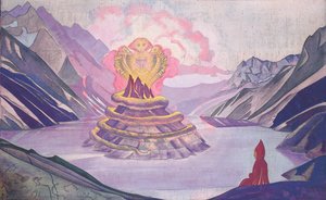 Nagarjuna, Conqueror Of The Serpent — Nicholas Roerich