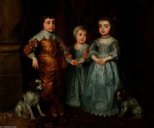 The Three Eldest Children Of King Charles I — Sir Anthony Van Dyck