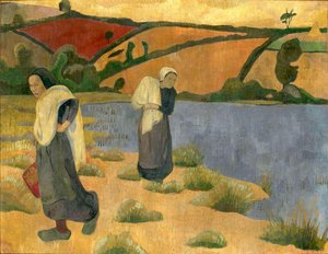 Laundresses At The River — Paul Sérusier, Post-impressionism