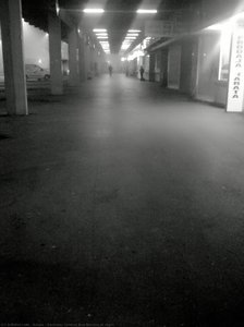 Karlovac Central Bus Station at night