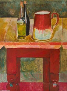 Bottles And Jug On A Table — Vanessa Bell