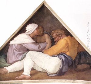 Ancestors Of Christ: Figures (16) — Michelangelo Buonarroti