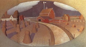 Farm View — Grant Wood