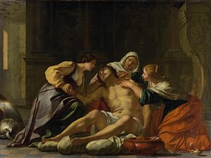 St Sebastian Nursed By Irene And Her Helpers, Jacques Blanchard, 1630 - 1638 — Jacques Blanchard
