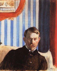 Self Portrait — Boris Mikhailovich Kustodiev