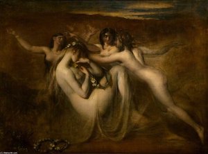 Sabrina And Her Nymphs — William Etty