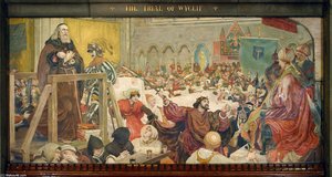 The Trial Of Wycliffe A.d. — Ford Madox Brown